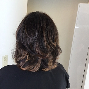 Coiffure blonde longue